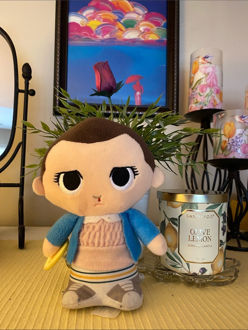 Funko Blue Pink Brown Plush Stranger Things Eleven Stuffed Figure